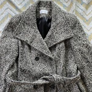 Calvin Klein Wool-Blend Tweed style Woman’s Coat